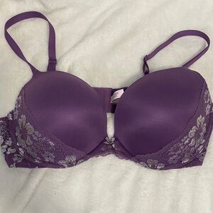 VS Body by Victoria Luxurious Purple Lace Bra 38D